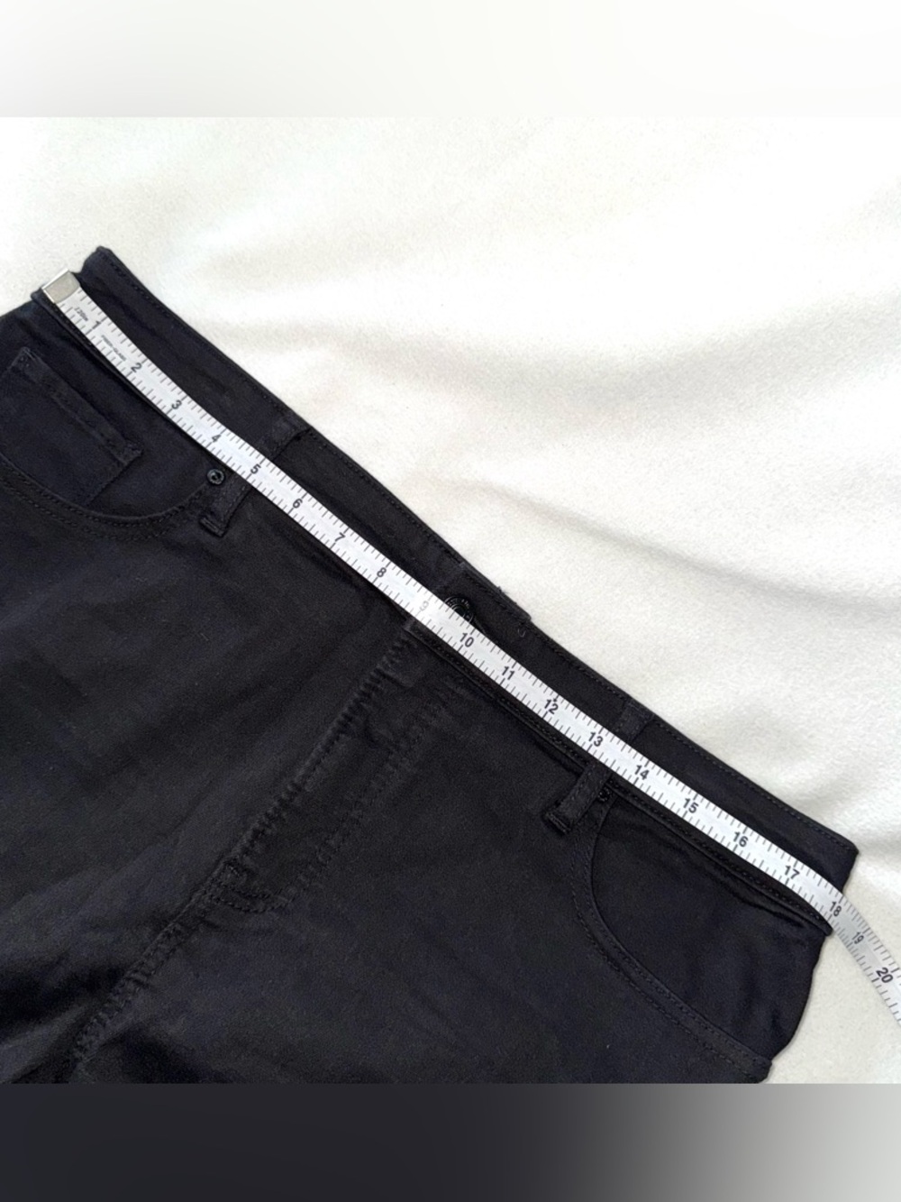 NEW! CHICO’S So Slimming Girlfriend Straight Leg Jeans, Black, size 14 / 2.5 - Picture 11 of 16